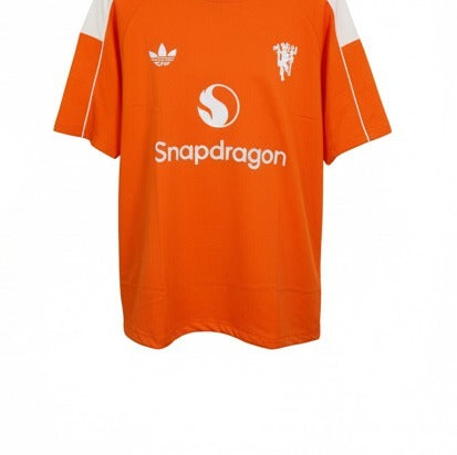 Orange Oversized Drop Shoulder Sports Tee